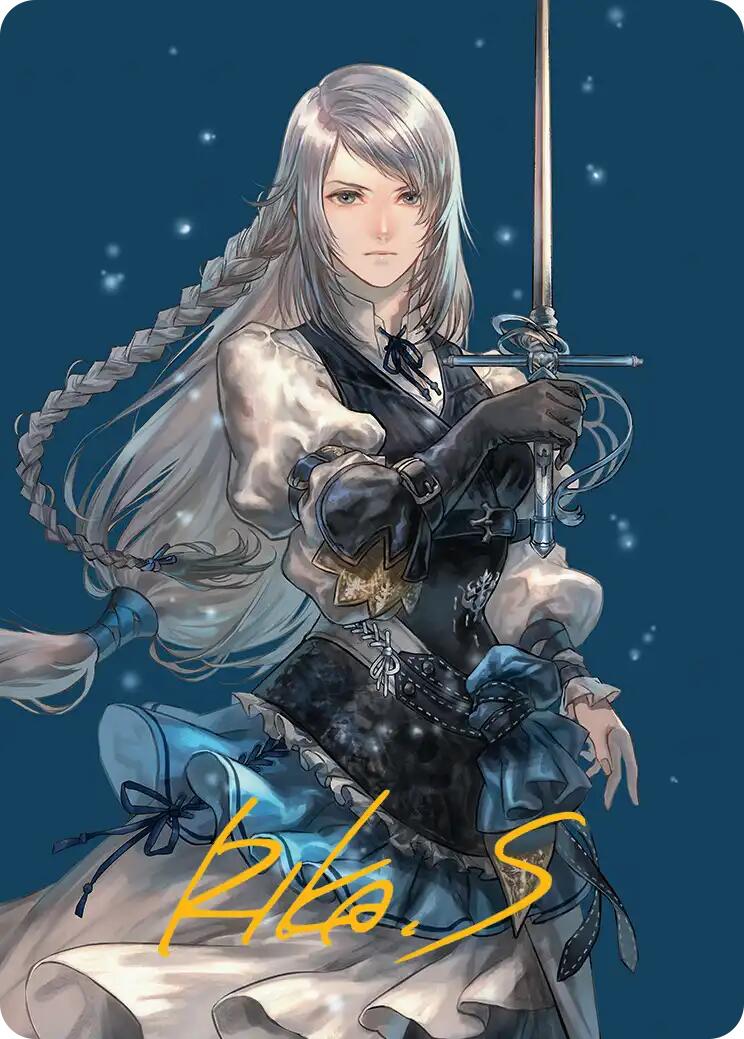 Jill, Shiva's Dominant Art Card (Gold-Stamped Signature) [FINAL FANTASY Art Series] | Boutique FDB TCG