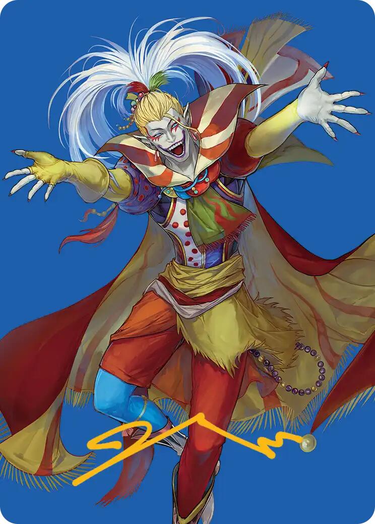 Kefka, Court Mage Art Card (Gold-Stamped Signature) [FINAL FANTASY Art Series] | Boutique FDB TCG