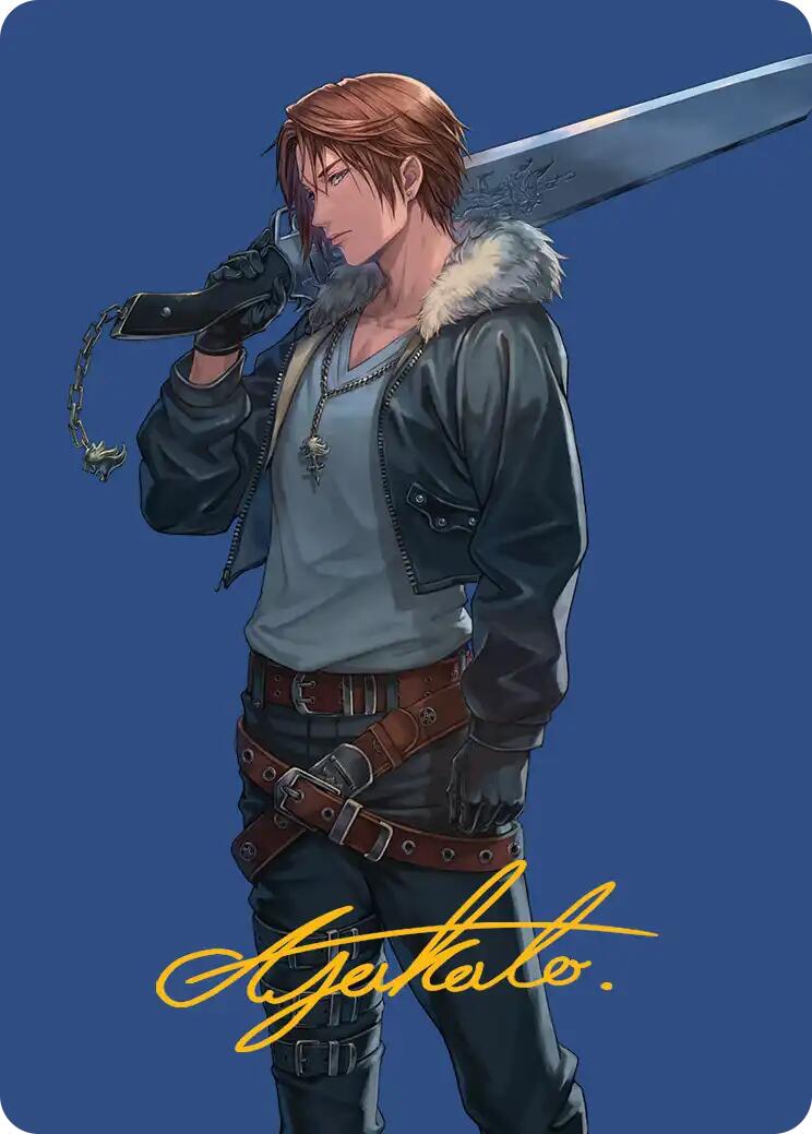 Squall, SeeD Mercenary Art Card (Gold-Stamped Signature) [FINAL FANTASY Art Series] | Boutique FDB TCG