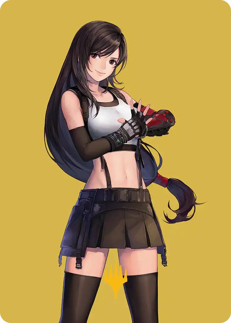 Tifa, Martial Artist Art Card (Gold-Stamped Planeswalker Symbol) [FINAL FANTASY Art Series] | Boutique FDB TCG