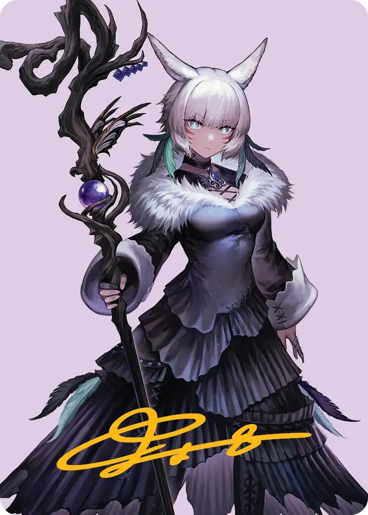 Y'shtola, Night's Blessed Art Card (53) (Gold-Stamped Signature) [FINAL FANTASY Art Series] | Boutique FDB TCG