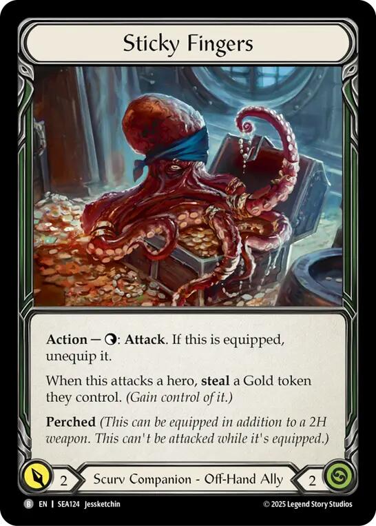 Sticky Fingers // Treasure Island [SEA124//SEA247] (High Seas) | Boutique FDB TCG