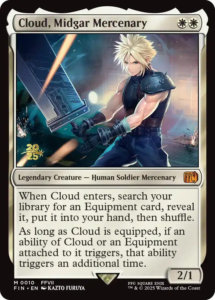 Cloud, Midgar Mercenary [FINAL FANTASY Prerelease Promo] | Boutique FDB TCG