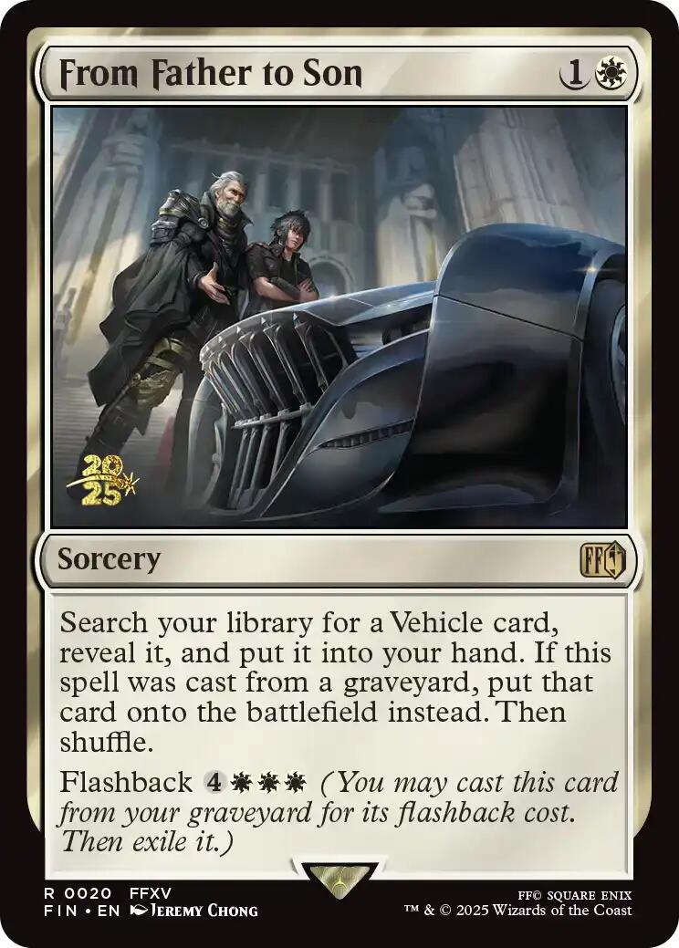 From Father to Son [FINAL FANTASY Prerelease Promo] | Boutique FDB TCG