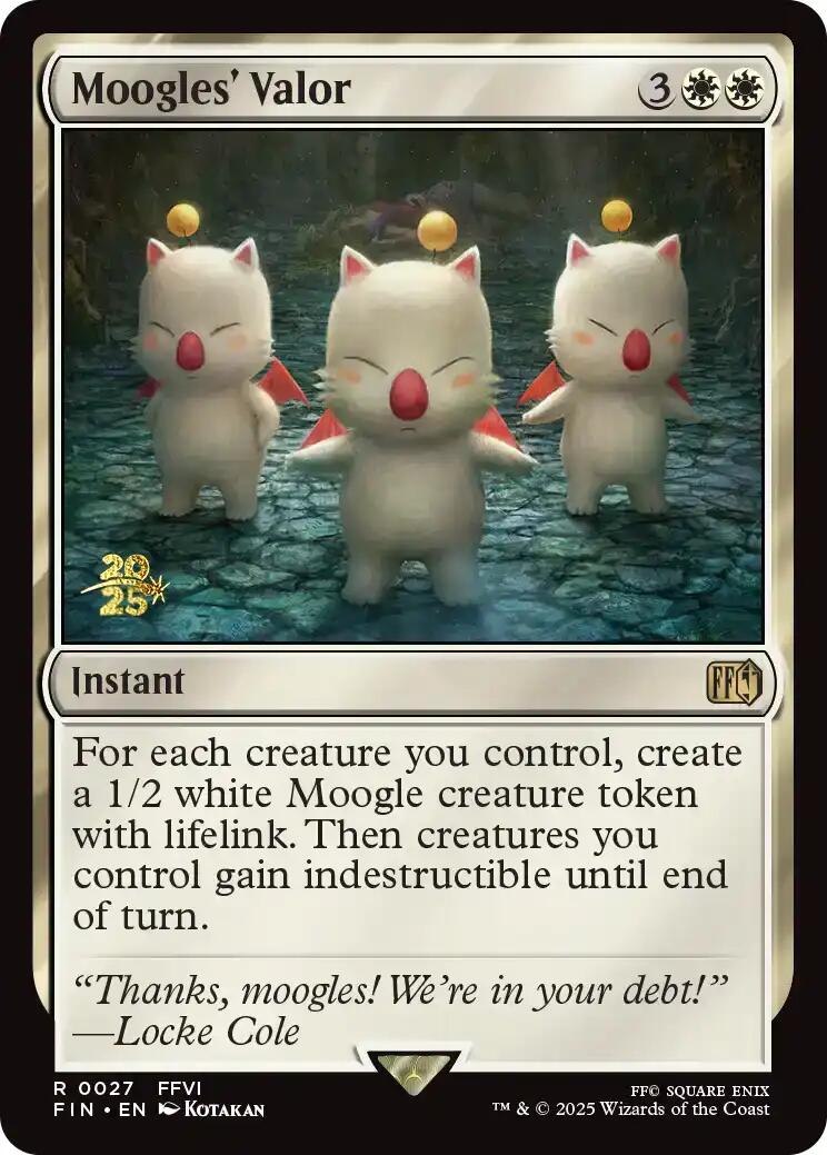 Moogles' Valor [FINAL FANTASY Prerelease Promo] | Boutique FDB TCG