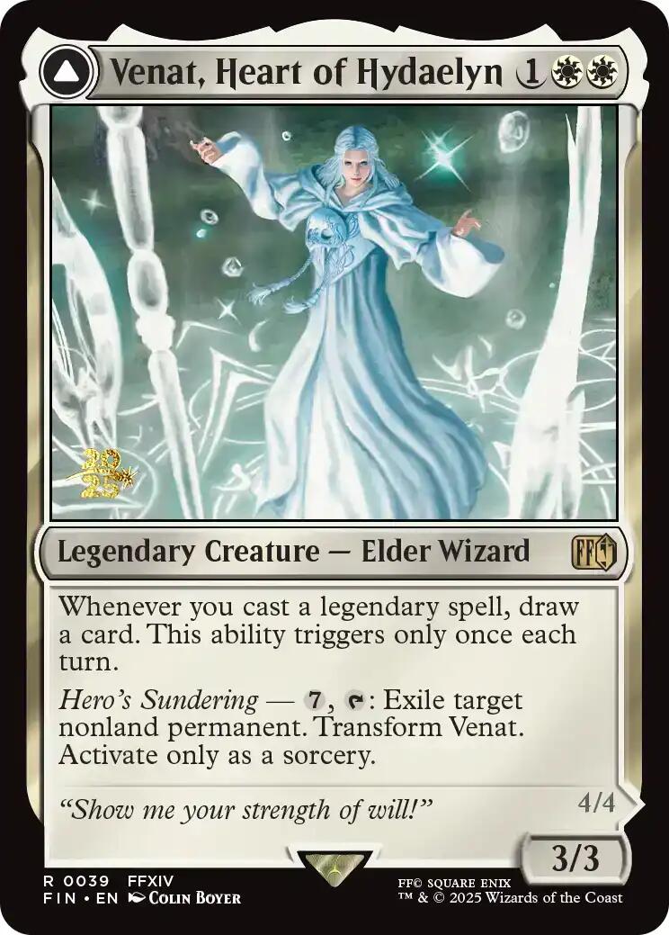Venat, Heart of Hydaelyn // Hydaelyn, the Mothercrystal [FINAL FANTASY Prerelease Promo] | Boutique FDB TCG