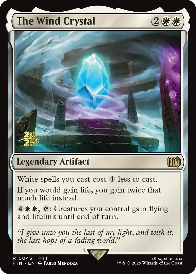 The Wind Crystal [FINAL FANTASY Prerelease Promo] | Boutique FDB TCG