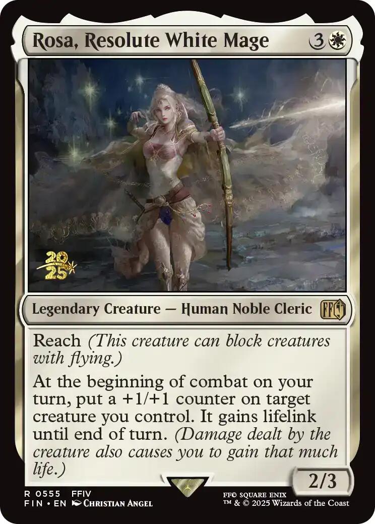 Rosa, Resolute White Mage [FINAL FANTASY Prerelease Promo] | Boutique FDB TCG