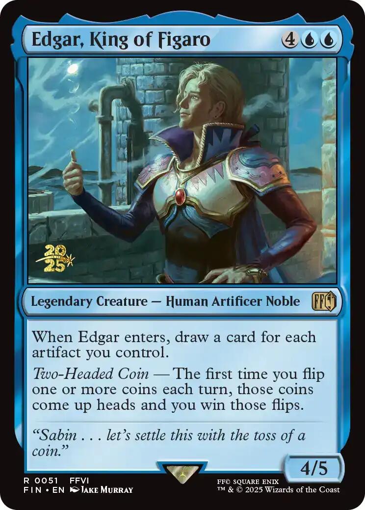 Edgar, King of Figaro [FINAL FANTASY Prerelease Promo] | Boutique FDB TCG