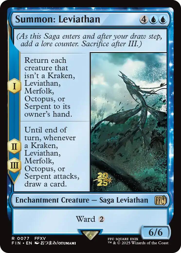Summon: Leviathan [FINAL FANTASY Prerelease Promo] | Boutique FDB TCG