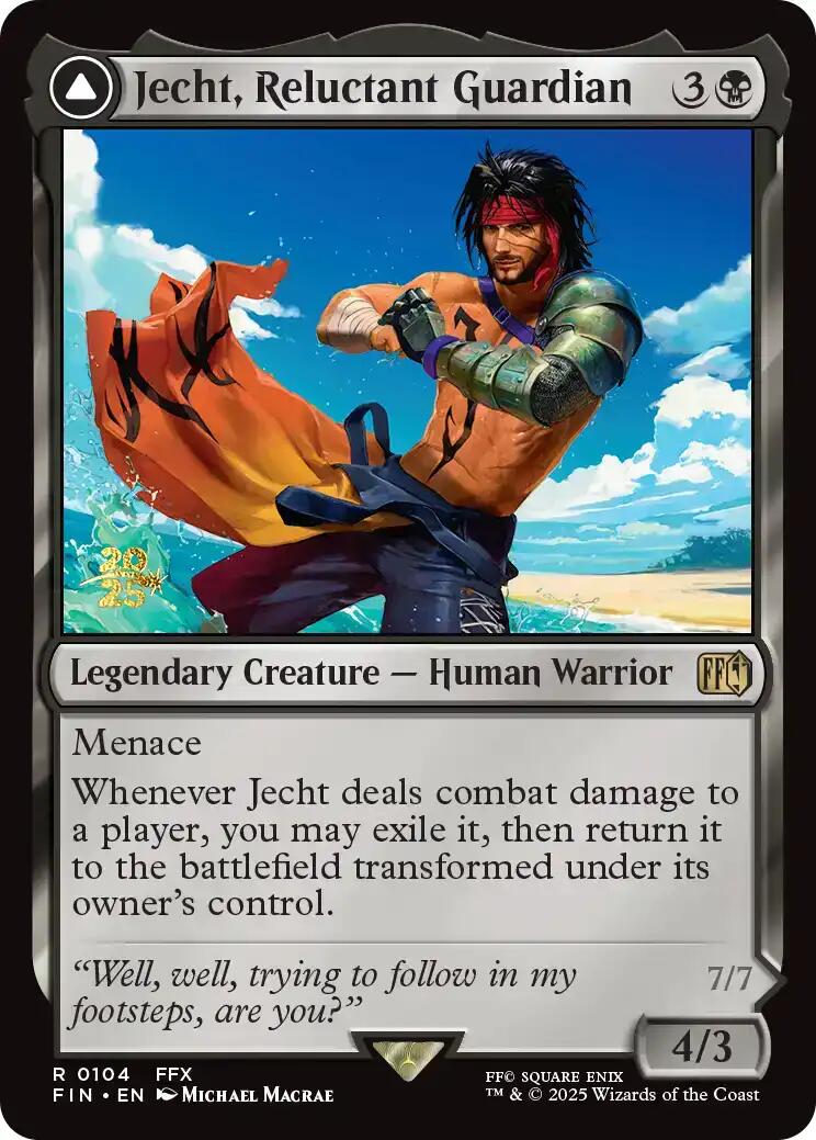 Jecht, Reluctant Guardian // Braska's Final Aeon [FINAL FANTASY Prerelease Promo] | Boutique FDB TCG