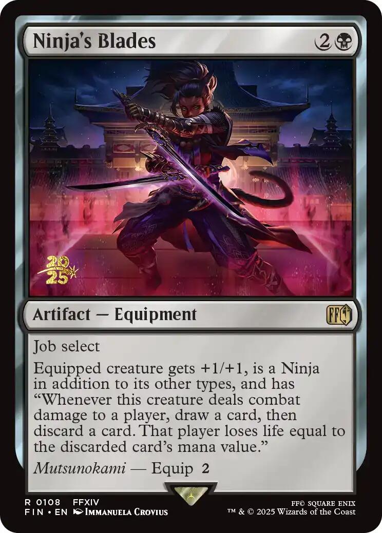 Ninja's Blades [FINAL FANTASY Prerelease Promo] | Boutique FDB TCG