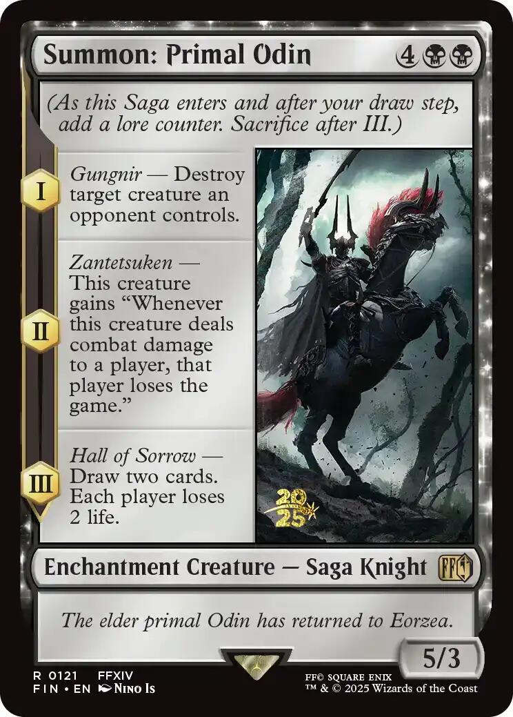 Summon: Primal Odin [FINAL FANTASY Prerelease Promo] | Boutique FDB TCG