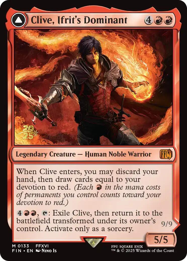 Clive, Ifrit's Dominant [FINAL FANTASY Prerelease Promo] | Boutique FDB TCG
