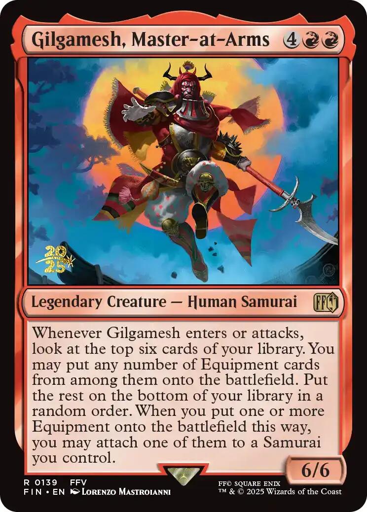 Gilgamesh, Master-at-Arms [FINAL FANTASY Prerelease Promo] | Boutique FDB TCG