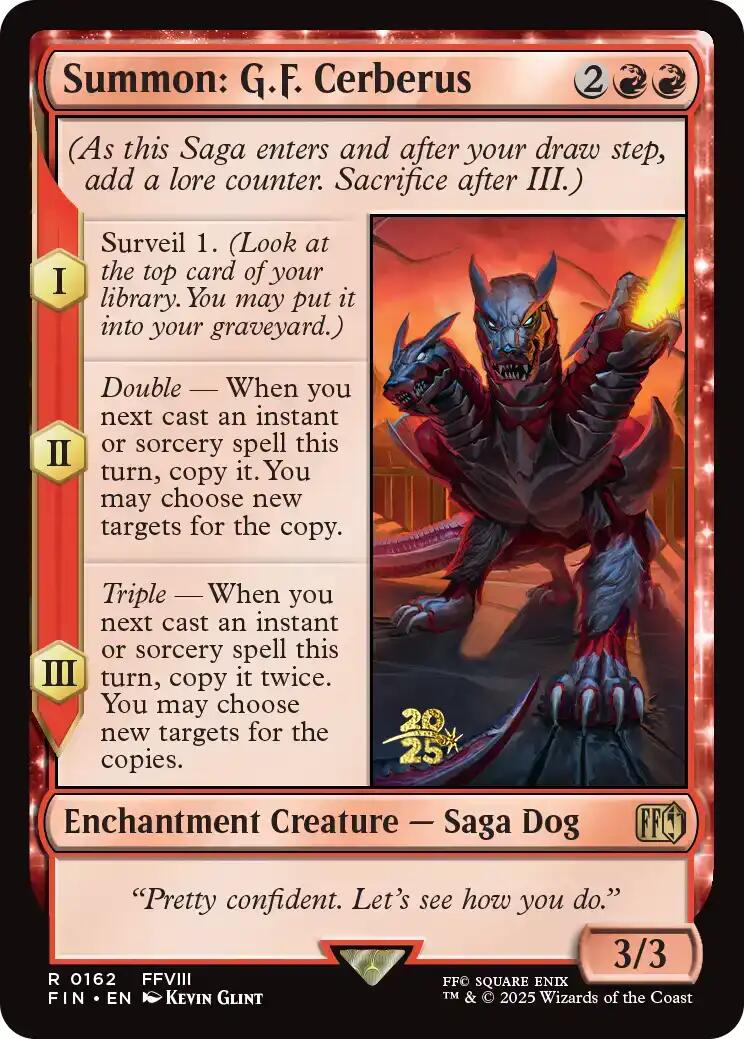 Summon: G.F. Cerberus [FINAL FANTASY Prerelease Promo] | Boutique FDB TCG
