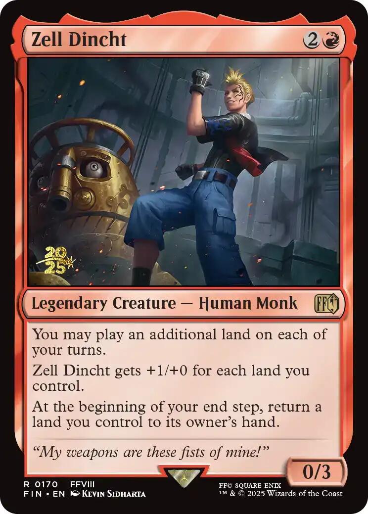 Zell Dincht [FINAL FANTASY Prerelease Promo] | Boutique FDB TCG