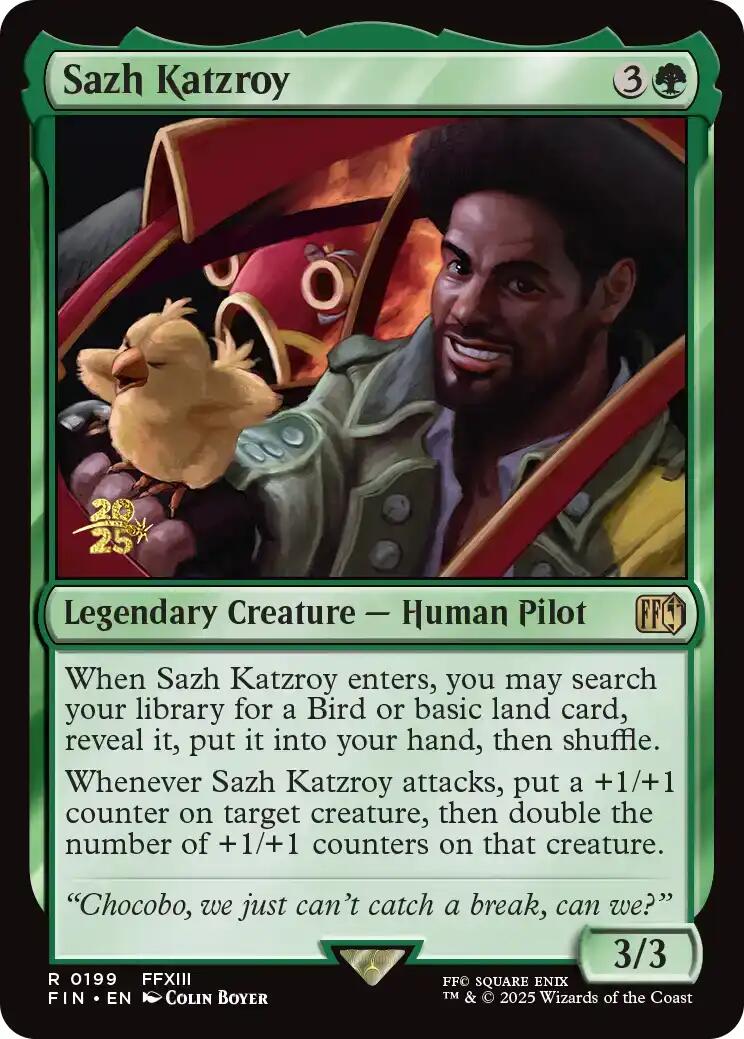 Sazh Katzroy [FINAL FANTASY Prerelease Promo] | Boutique FDB TCG