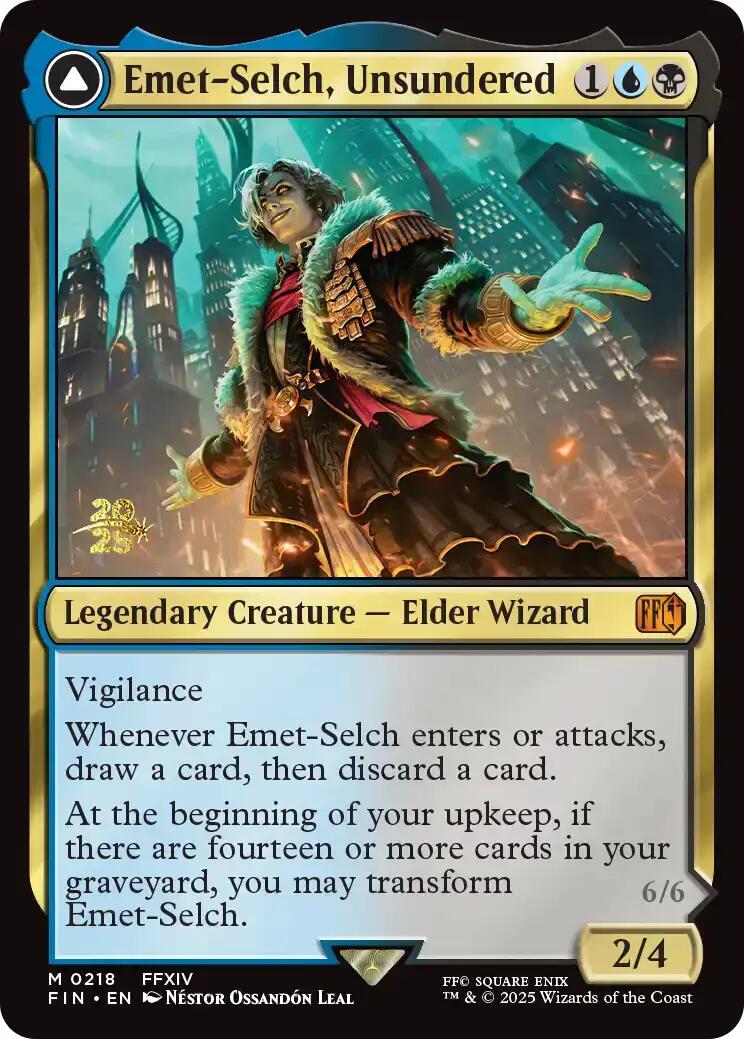 Emet-Selch, Unsundered // Hades, Sorcerer of Eld [FINAL FANTASY Prerelease Promo] | Boutique FDB TCG