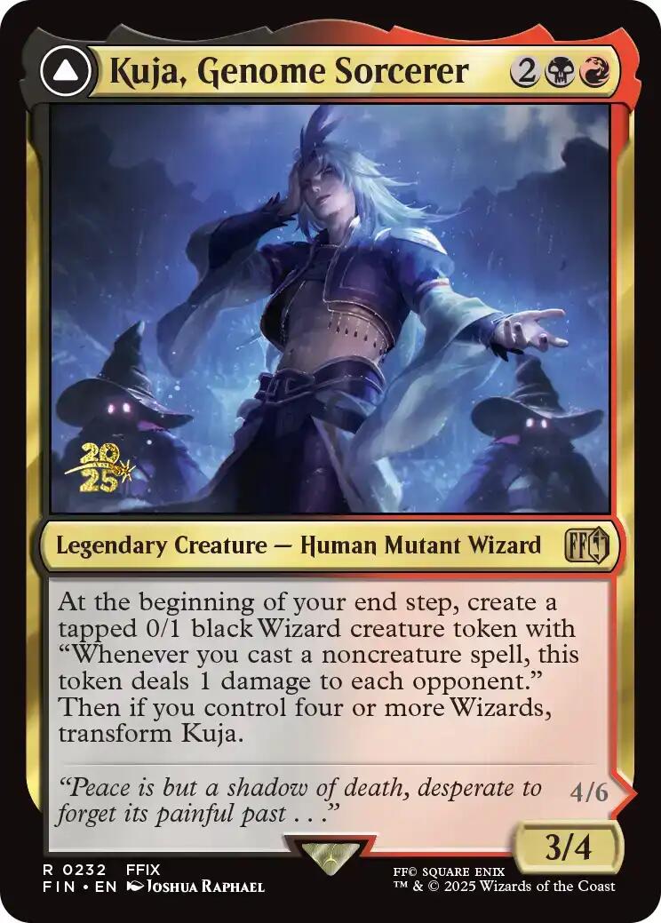Kuja, Genome Sorcerer // Trance Kuja, Fate Defied [FINAL FANTASY Prerelease Promo] | Boutique FDB TCG