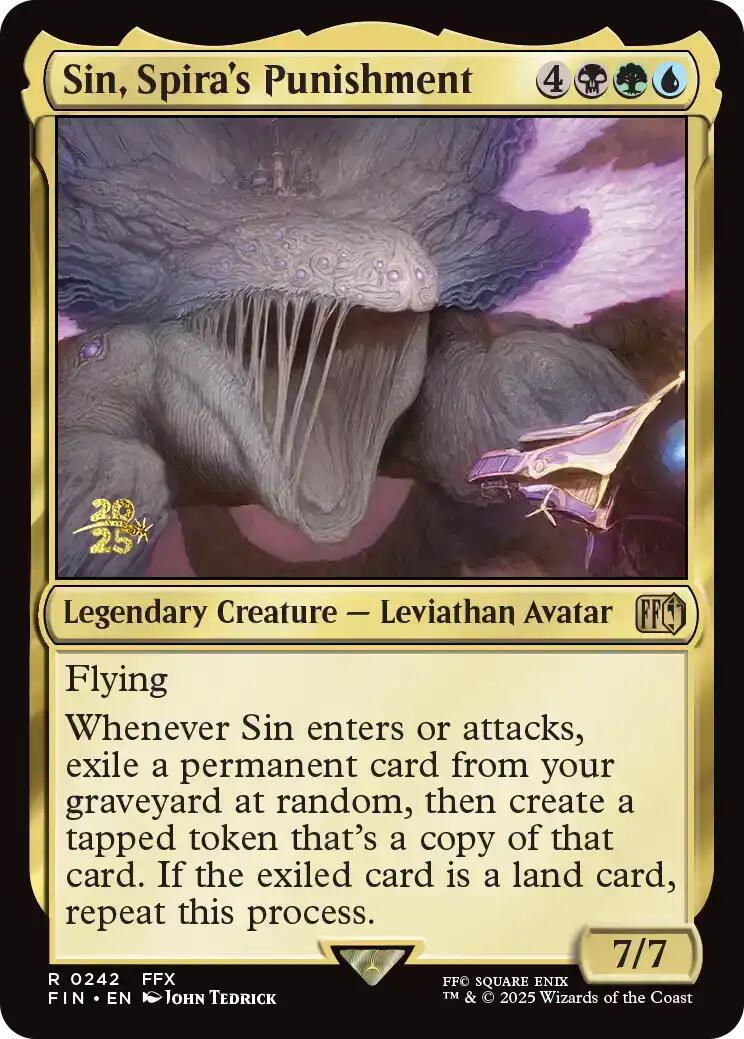 Sin, Spira's Punishment [FINAL FANTASY Prerelease Promo] | Boutique FDB TCG