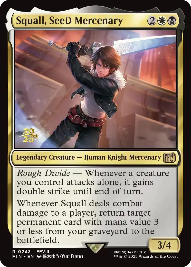 Squall, SeeD Mercenary [FINAL FANTASY Prerelease Promo] | Boutique FDB TCG