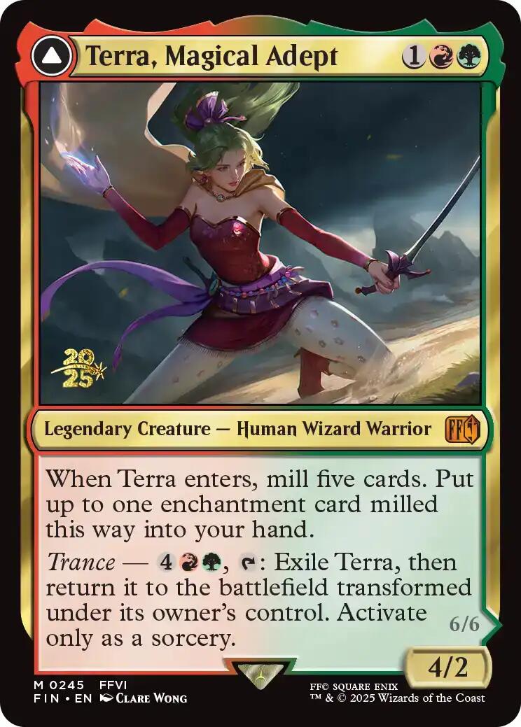 Terra, Magical Adept // Esper Terra [FINAL FANTASY Prerelease Promo] | Boutique FDB TCG