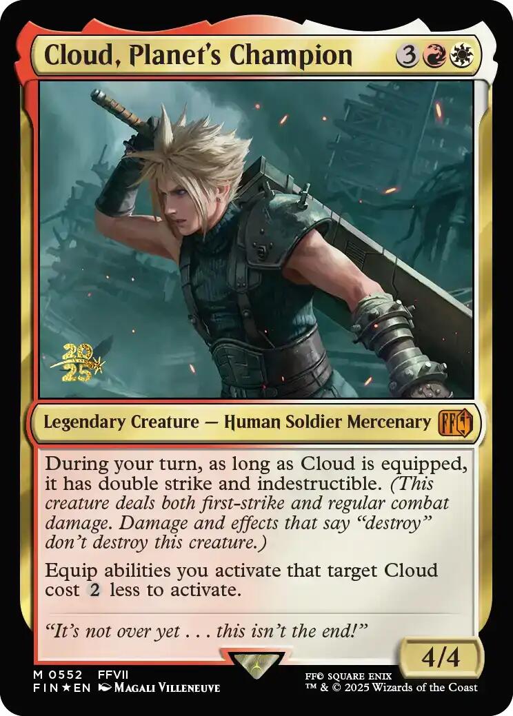 Cloud, Planet's Champion [FINAL FANTASY Prerelease Promo] | Boutique FDB TCG