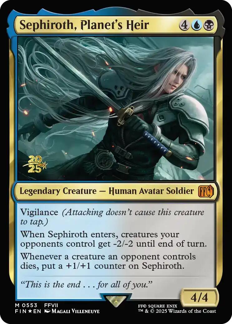 Sephiroth, Planet's Heir [FINAL FANTASY Prerelease Promo] | Boutique FDB TCG