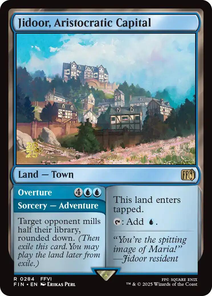 Jidoor, Aristocratic Capital [FINAL FANTASY Prerelease Promo] | Boutique FDB TCG
