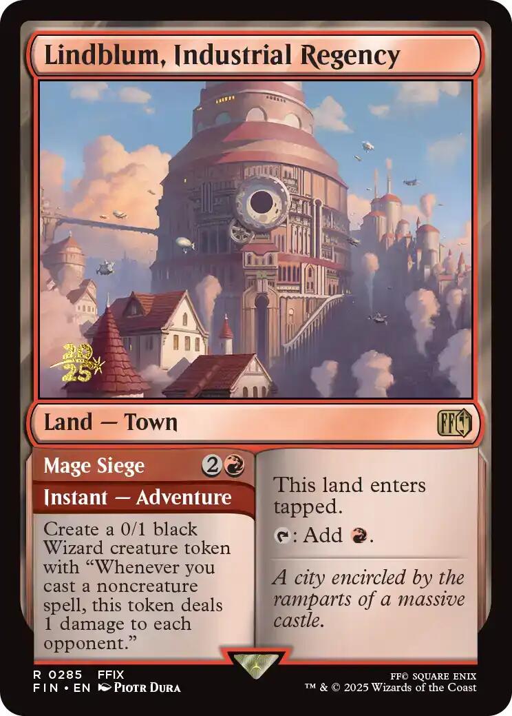 Lindblum, Industrial Regency [FINAL FANTASY Prerelease Promo] | Boutique FDB TCG