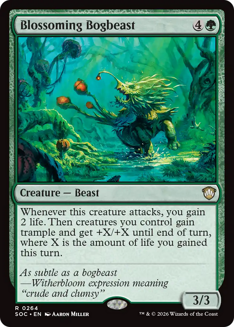 Blossoming Bogbeast [Secrets of Strixhaven Commander] | Boutique FDB TCG