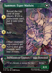 Esper Origins // Summon: Esper Maduin (Borderless) [FINAL FANTASY] | Boutique FDB TCG