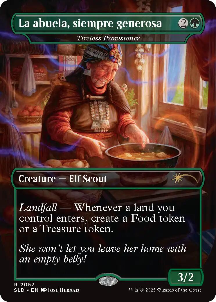 La abuela, siempre generosa - Tireless Provisioner [Secret Lair Drop Series] | Boutique FDB TCG