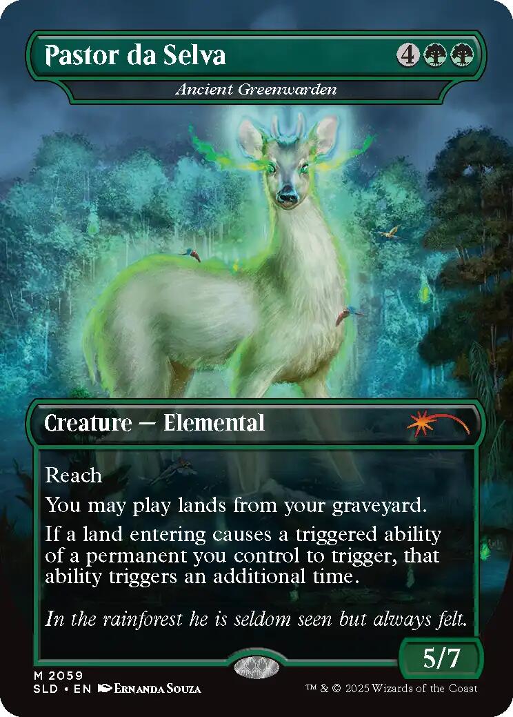 Pastor da Selva - Ancient Greenwarden [Secret Lair Drop Series] | Boutique FDB TCG