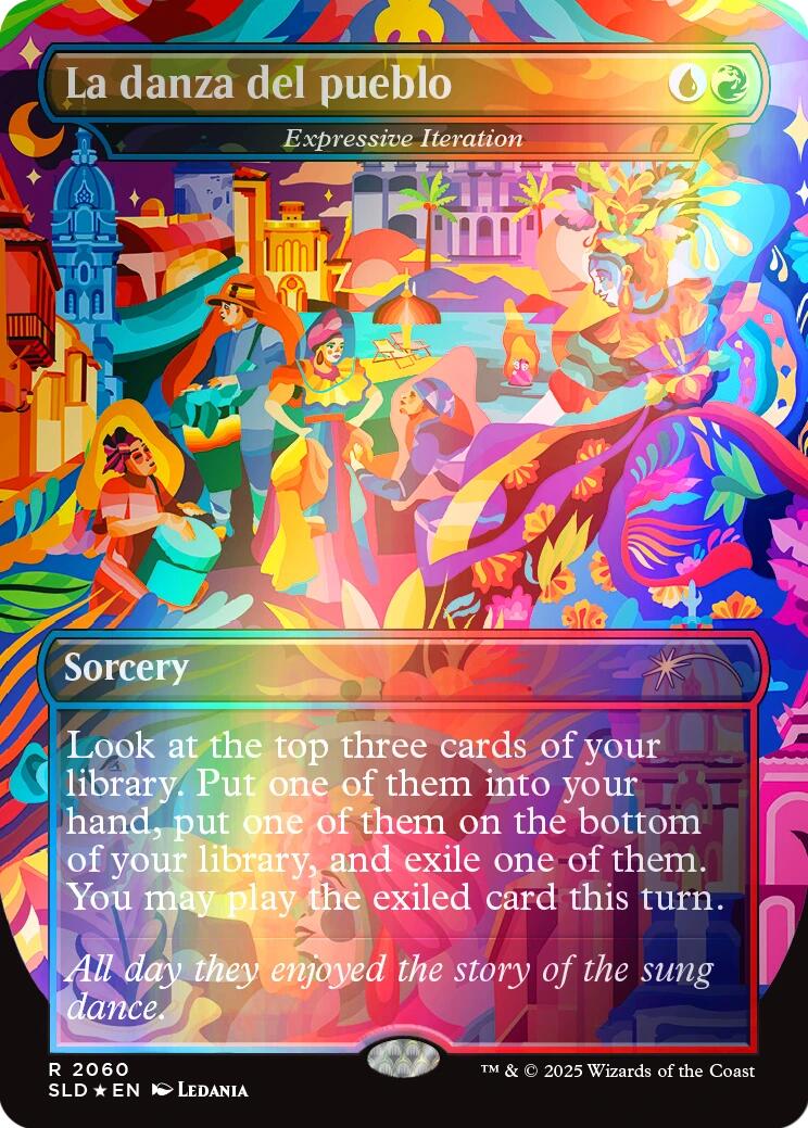 La danza del pueblo - Expressive Iteration (Rainbow Foil) [Secret Lair Drop Series] | Boutique FDB TCG