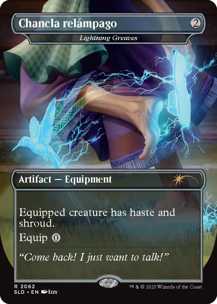 Chancla relampago - Lightning Greaves [Secret Lair Drop Series] | Boutique FDB TCG