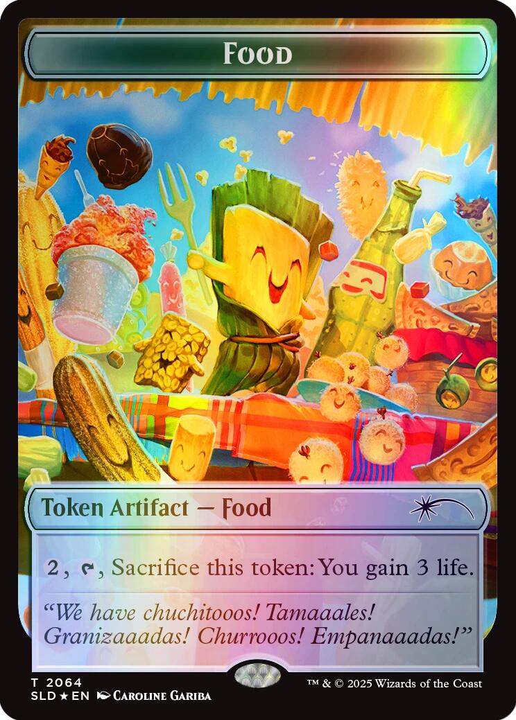Food Token (2064) (Rainbow Foil) [Secret Lair Drop Series] | Boutique FDB TCG