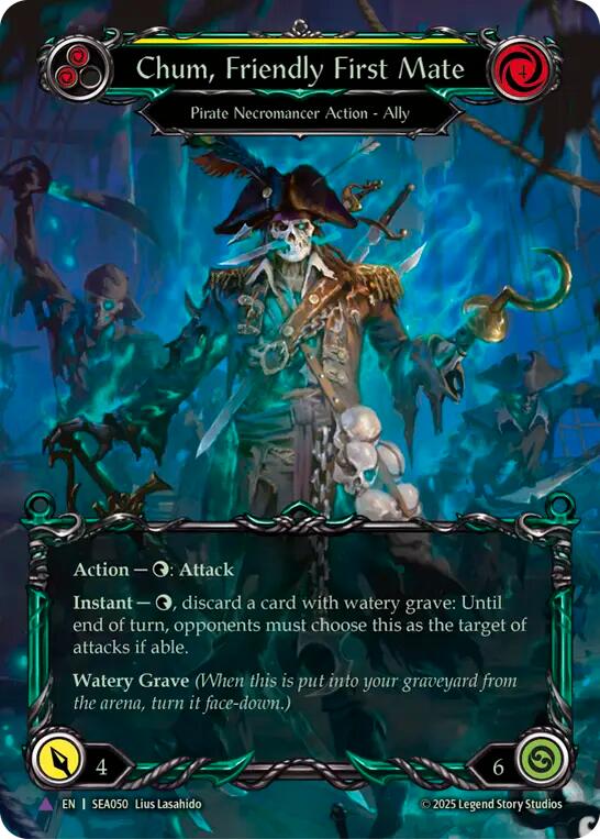 Chum, Friendly First Mate (Marvel Cold Foil) [SEA050] (High Seas)  Cold Foil | Boutique FDB TCG