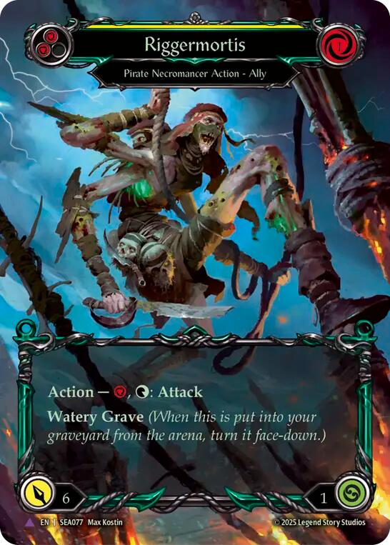 Riggermortis (Marvel Cold Foil) [SEA077] (High Seas)  Cold Foil | Boutique FDB TCG