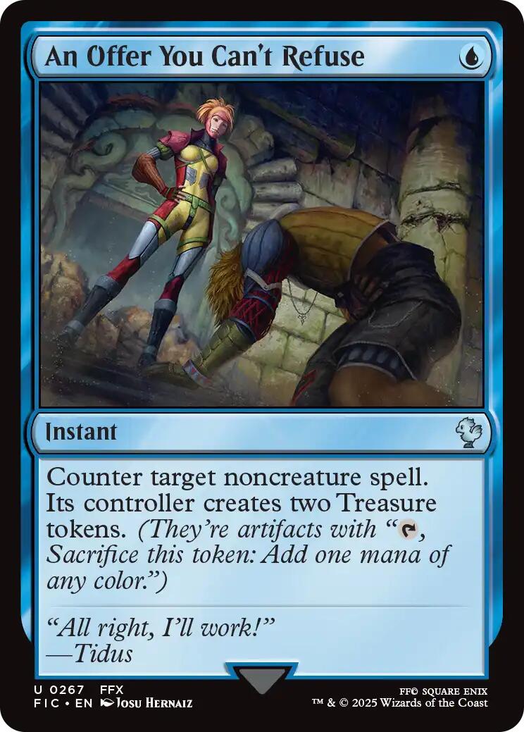 An Offer You Can't Refuse (Surge Foil) [FINAL FANTASY Commander] | Boutique FDB TCG