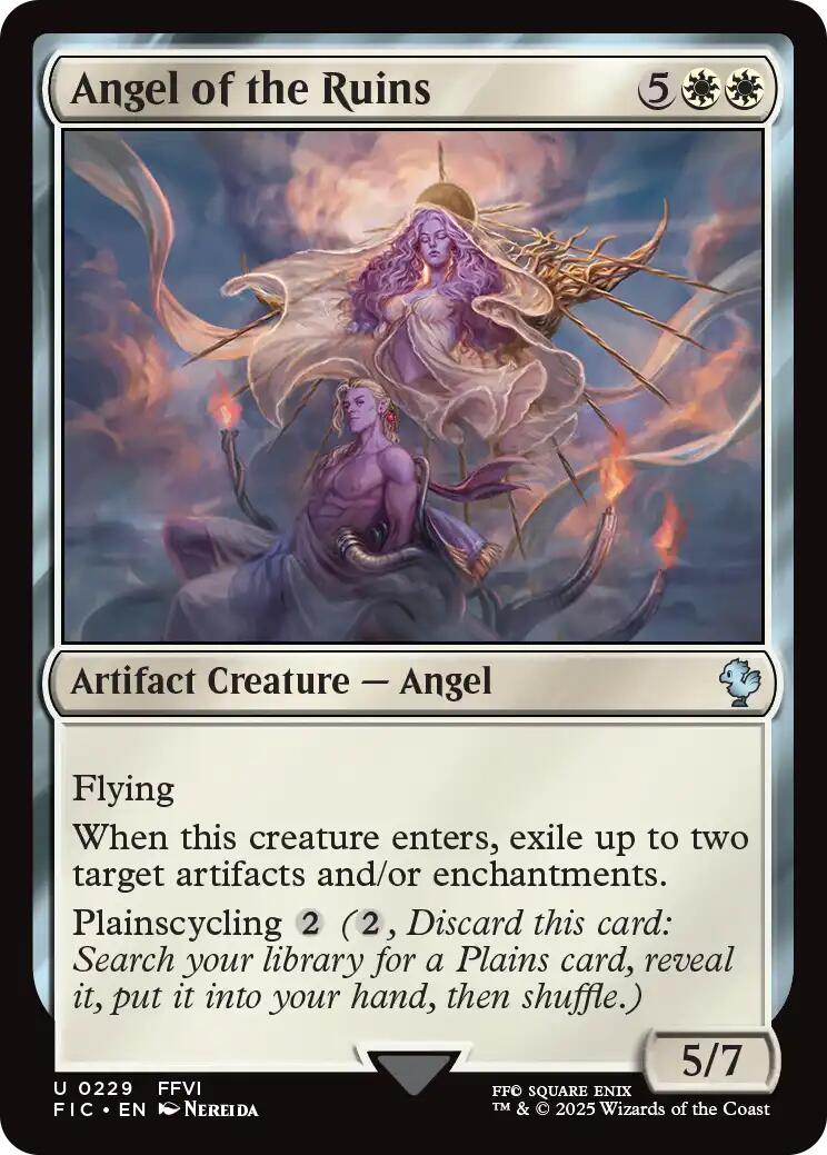 Angel of the Ruins (Surge Foil) [FINAL FANTASY Commander] | Boutique FDB TCG