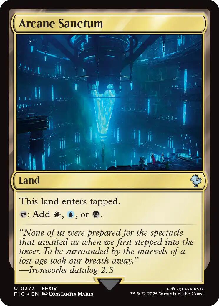 Arcane Sanctum (Surge Foil) [FINAL FANTASY Commander] | Boutique FDB TCG