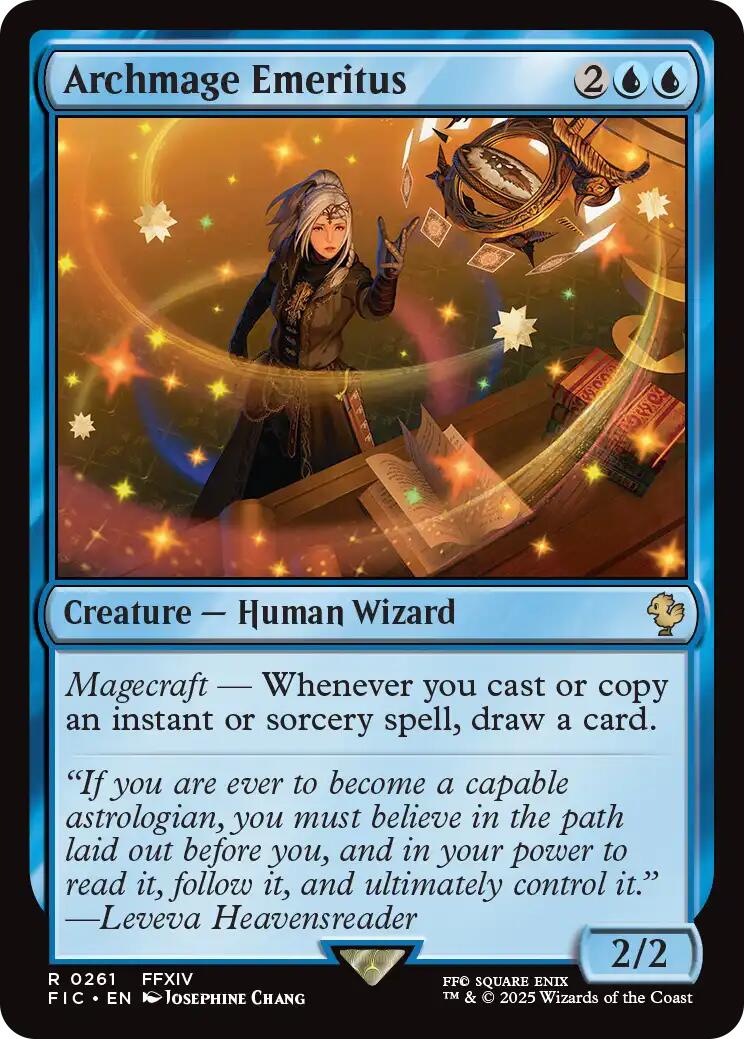 Archmage Emeritus (Surge Foil) [FINAL FANTASY Commander] | Boutique FDB TCG