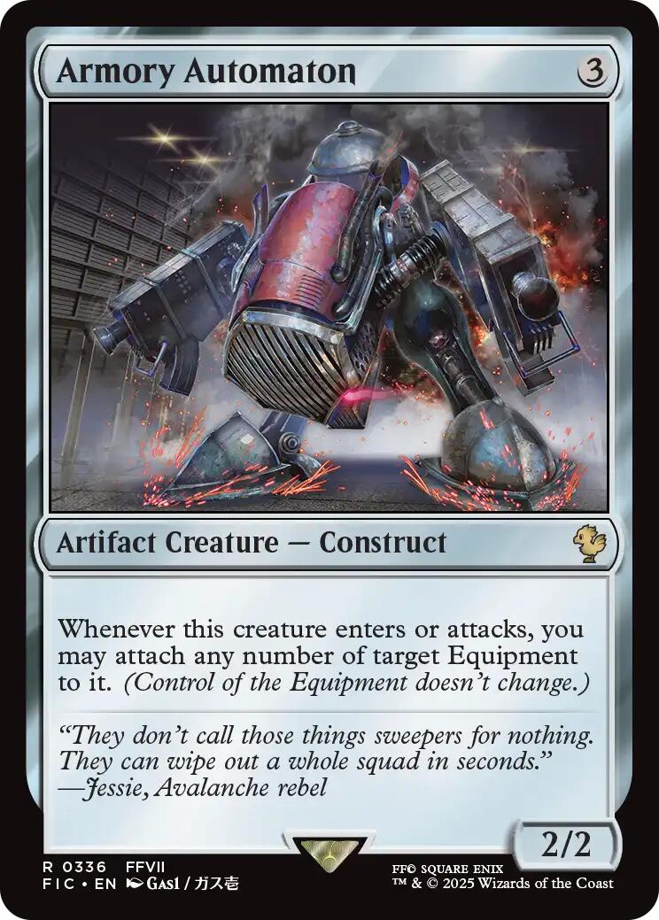 Armory Automaton (Surge Foil) [FINAL FANTASY Commander] | Boutique FDB TCG