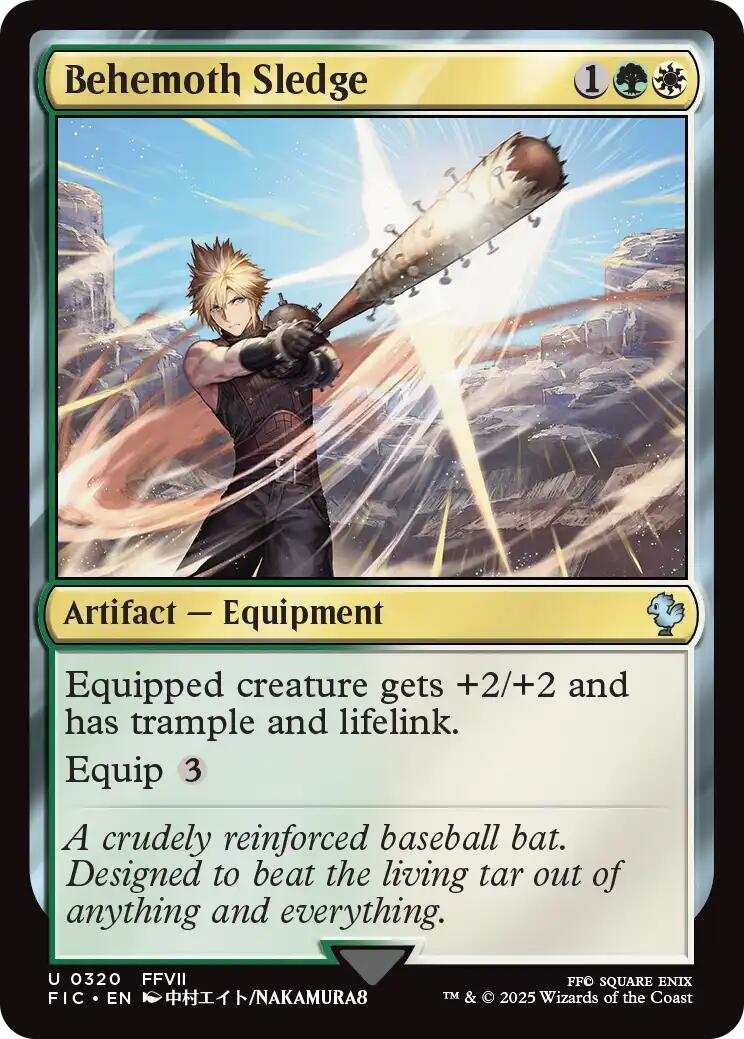 Behemoth Sledge (Surge Foil) [FINAL FANTASY Commander] | Boutique FDB TCG