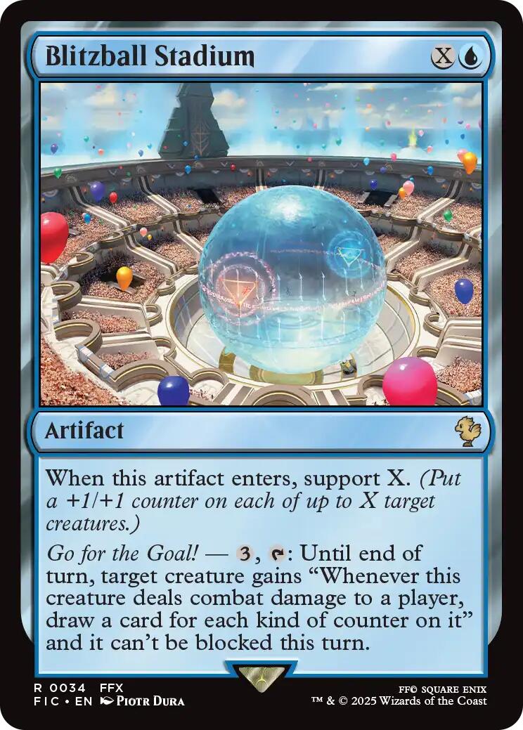 Blitzball Stadium (Surge Foil) [FINAL FANTASY Commander] | Boutique FDB TCG