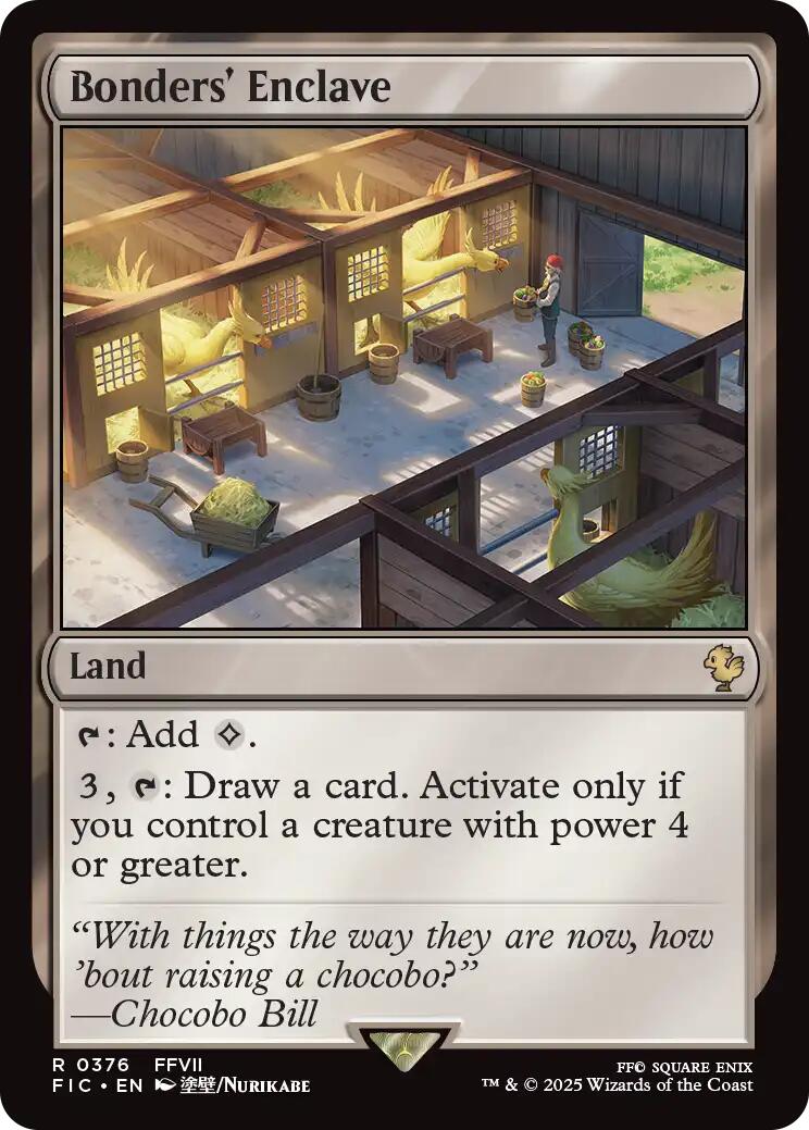 Bonders' Enclave (Surge Foil) [FINAL FANTASY Commander] | Boutique FDB TCG