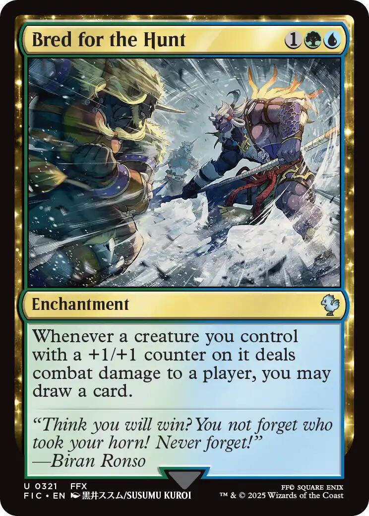 Bred for the Hunt (Surge Foil) [FINAL FANTASY Commander] | Boutique FDB TCG