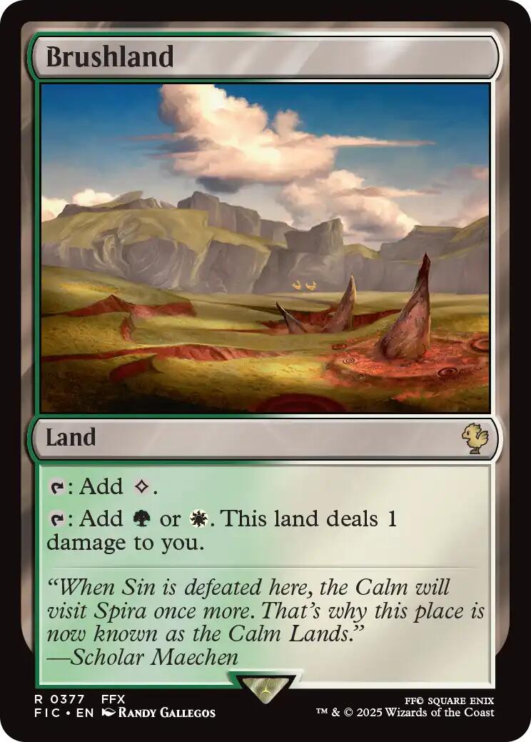 Brushland (Surge Foil) [FINAL FANTASY Commander] | Boutique FDB TCG